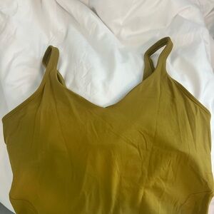 Lululemon Olive Yellow Align Tank